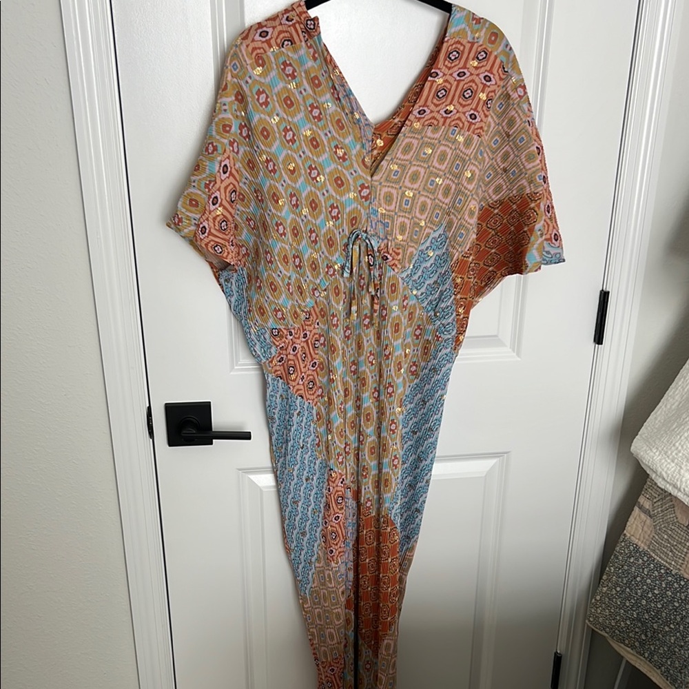 Never Fully Dressed Multicolor Patchwork Print Pl… - image 4